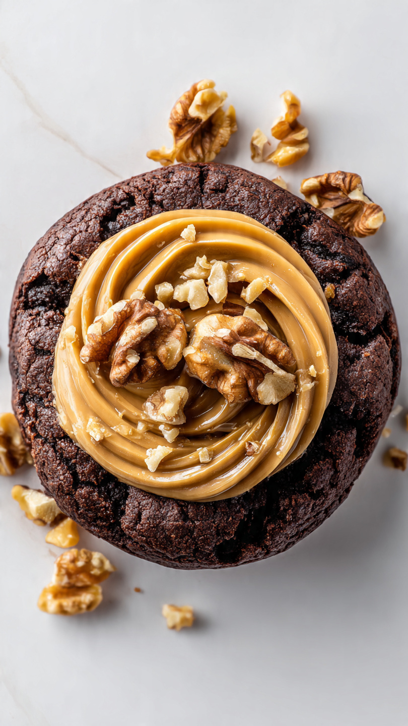Cookie Choco DDL Nuez con topping de dulce de leche